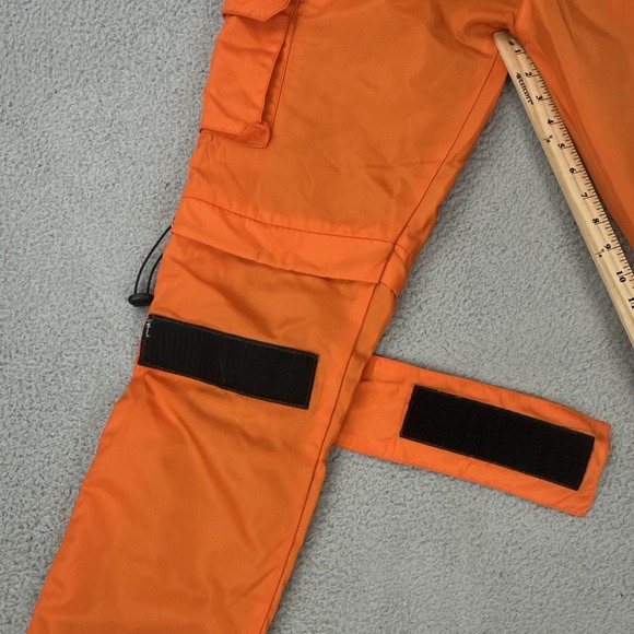 Zella Fermani‎ 2.0 Cargo Pants Men Large Orange Mesh Lined Embroidered Logo - Picture 10 of 16